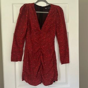 Zara small red dress